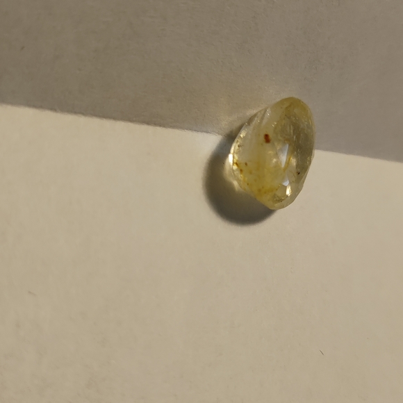 Faceted Yellow Sapphire Gemstone #117 - Picture 3 of 4